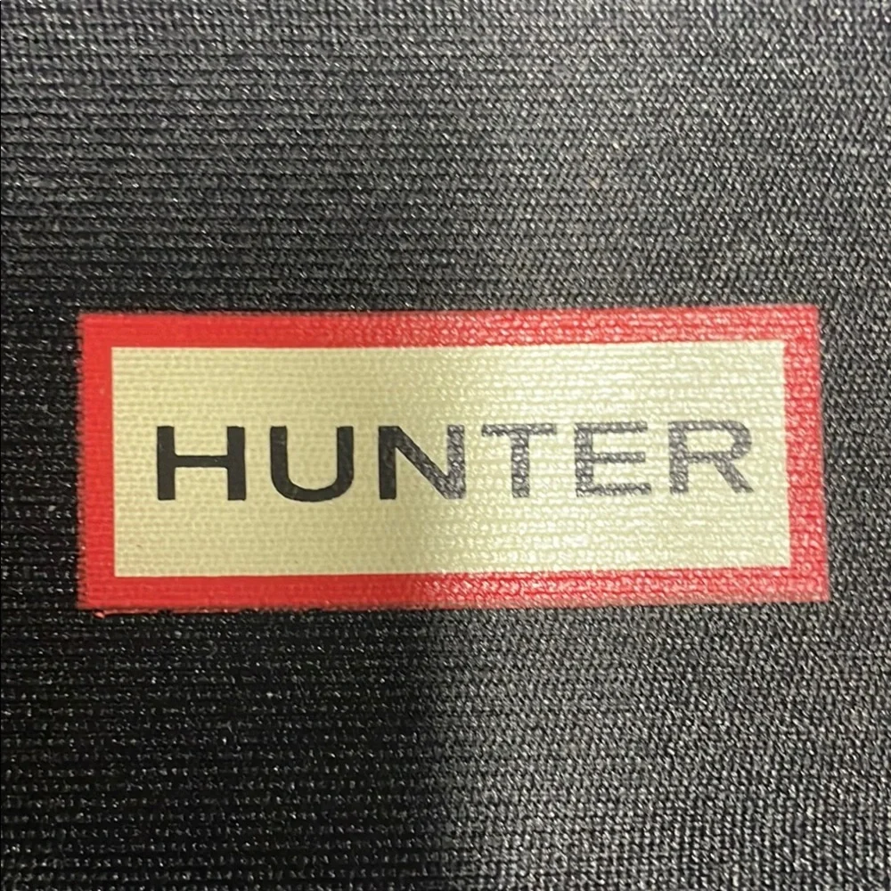Hunter Black Slip-On Clogs‎